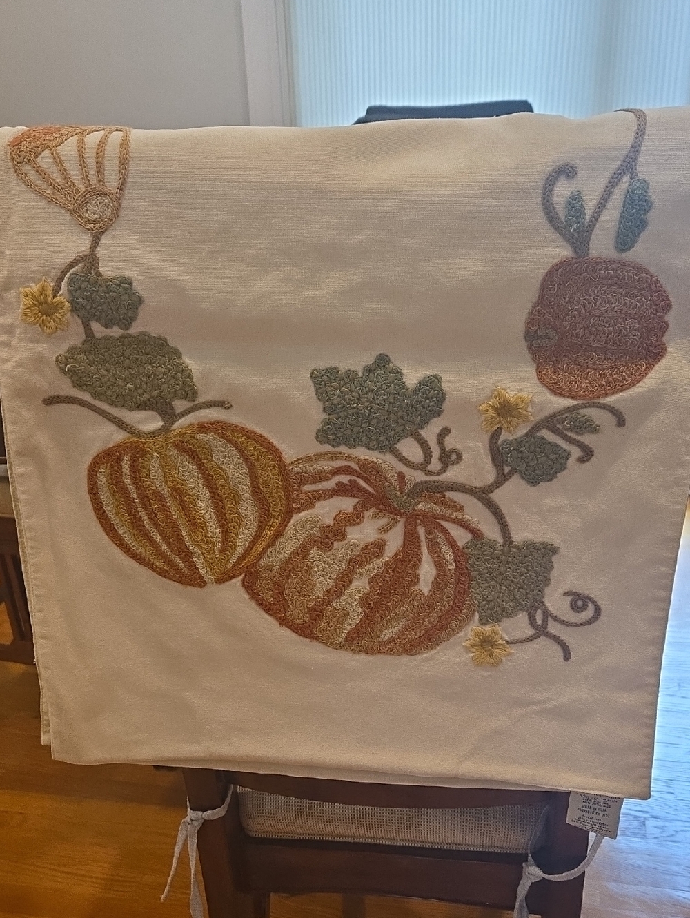 Pottery Barn Thanksgiving Table Runner 18x108inches
